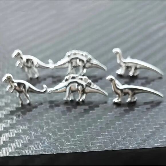 3 pair dinosaur earrings - Picture 2 of 2